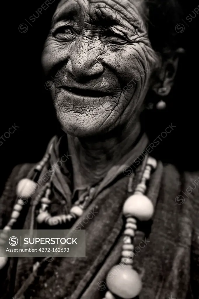 asian portrait, tibet, china