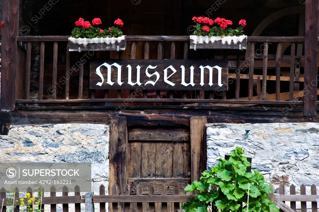 Museum, Bosco Gurin, Ticino, Switzerland