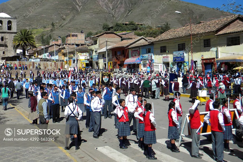 Parade, Andahuayillilas, Perù