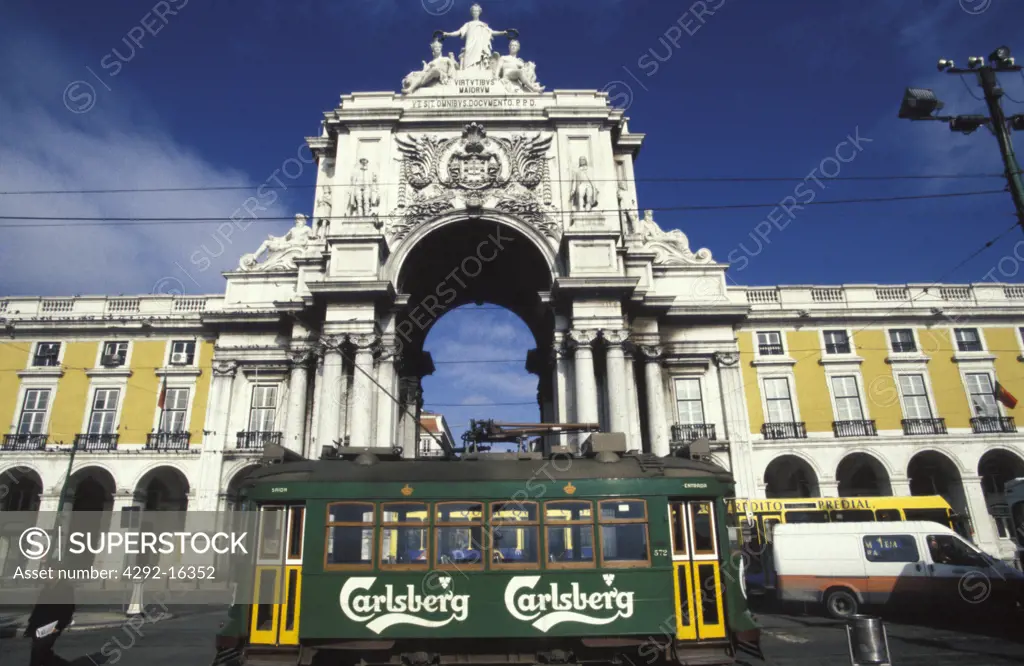Portugal, Lisbon. Electricos Trams