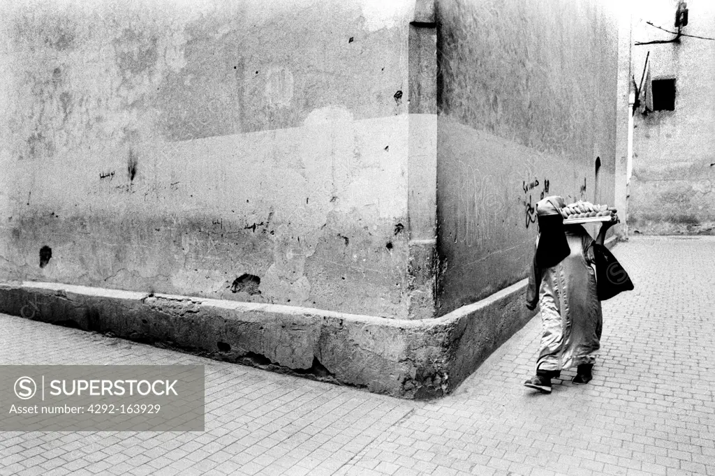 Morocco, Marrakech, woman