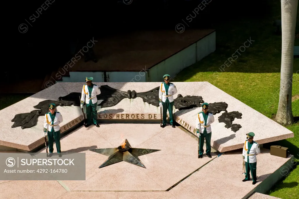 cuba, havana, cuban soldiers, memorial granma