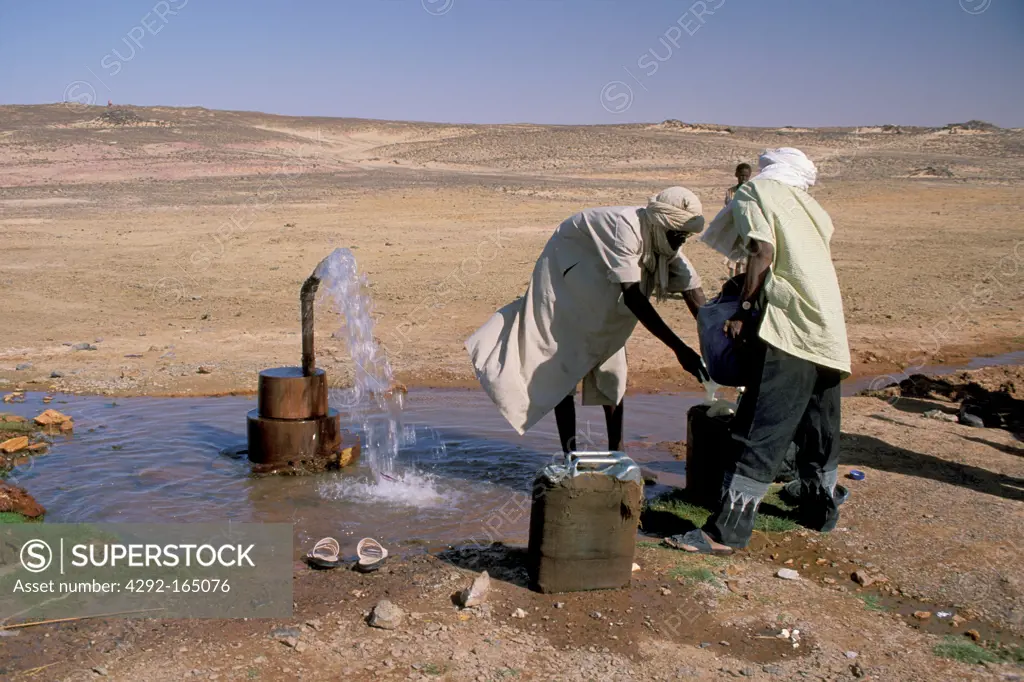 chad, sahara desert, water