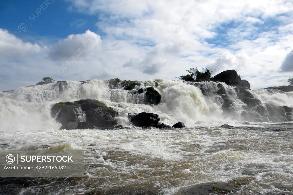 Venezuela, Puerto Ordaz, Cachamay waterfall