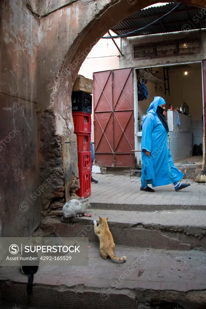Morocco, Marrakech, daily life