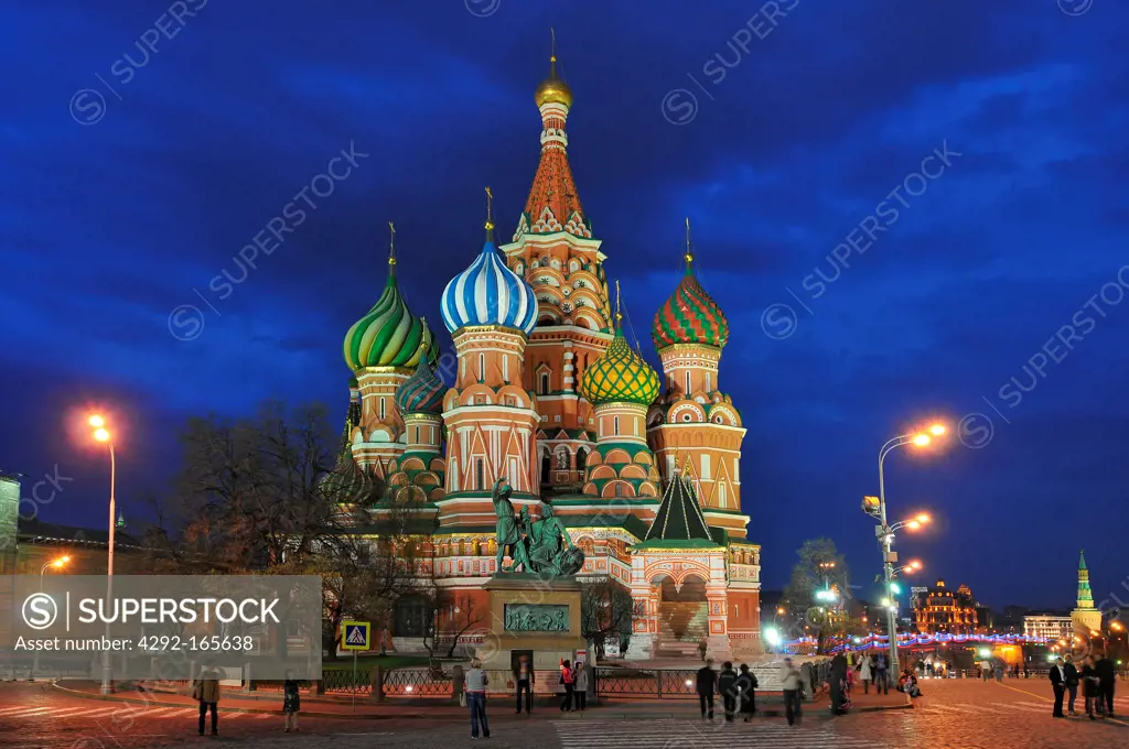 Russia, Moscow, Saint Basil's Cathedral, Red Square