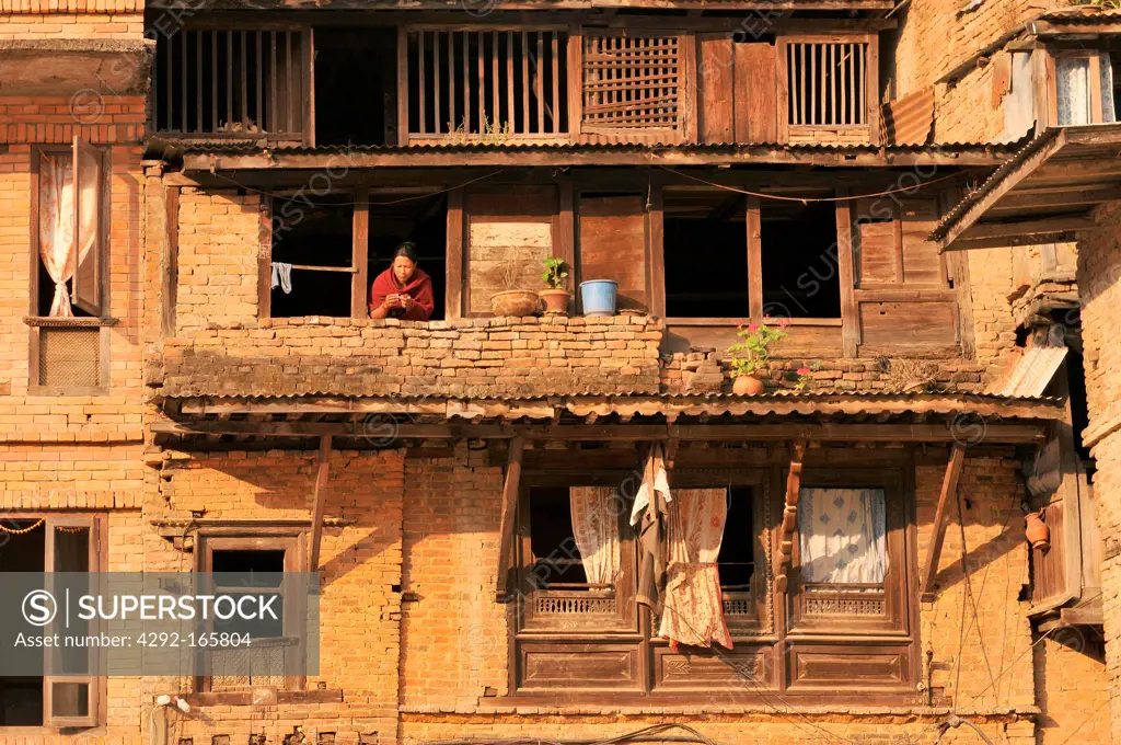 Nepal, Kathmandu, Very old building