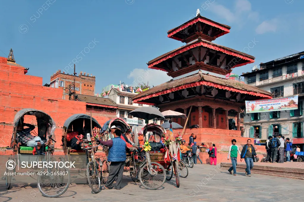 Nepal, Kathmandu, Narayan Temple in Durbar Square