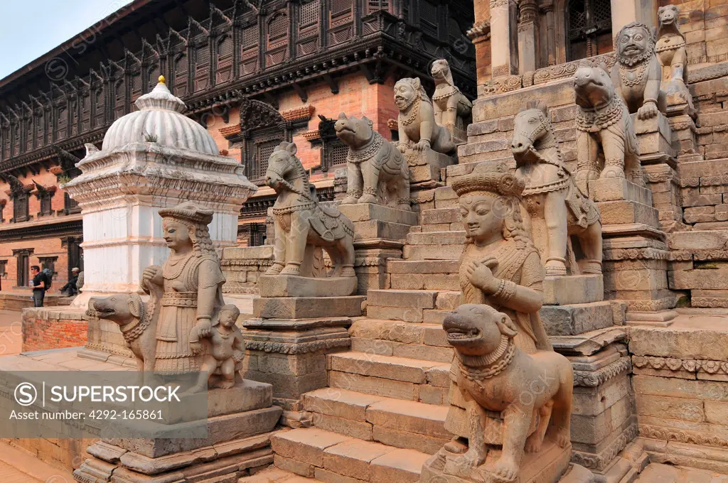 Nepal, Bhaktapur, Siddhi Lakshmi Temple
