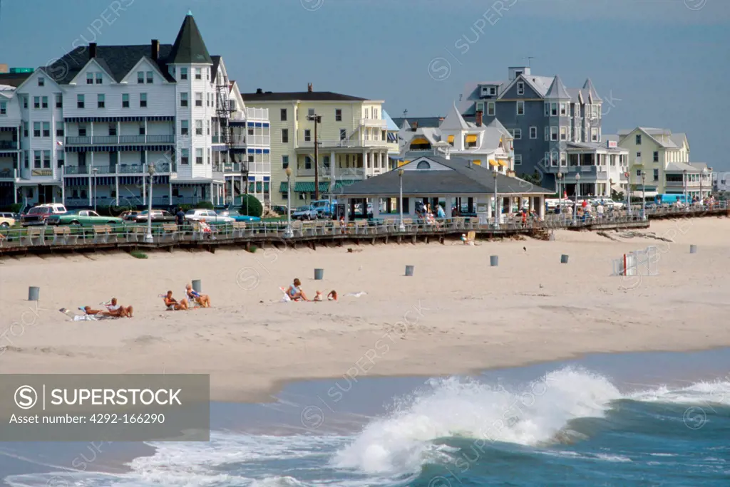 USA, New Jersey, the waterfront of Ashbury Park