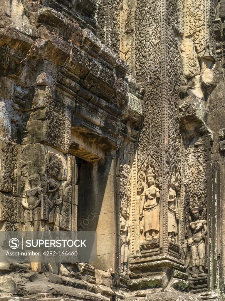 Devatas. Thommanon. Angkor. Cambodia