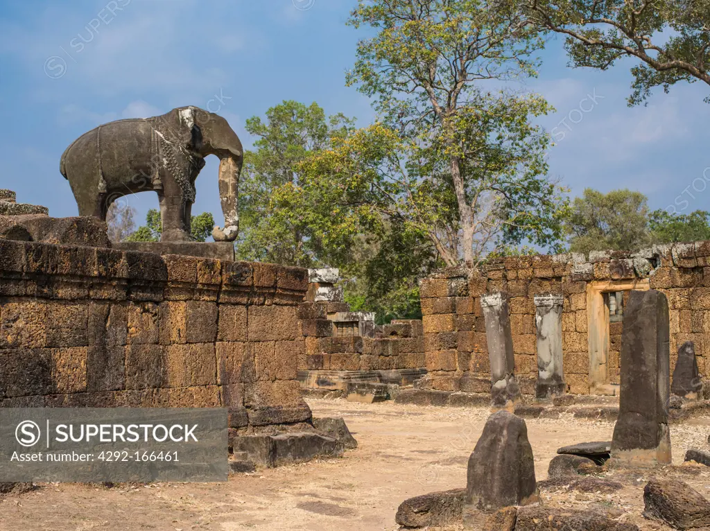 Guardian Elephant. East Mebon. Angkor.