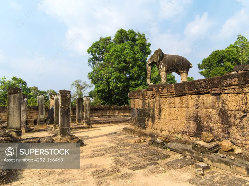 Guardian Elephant. East Mebon. Angkor.