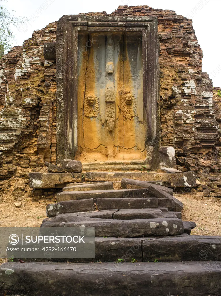 False Door. Bakong. Angkor. Cambodia