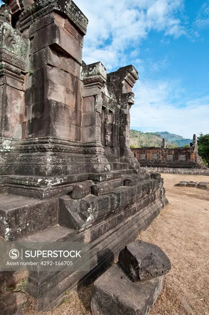Wat Phu temple in Champasak, Laos