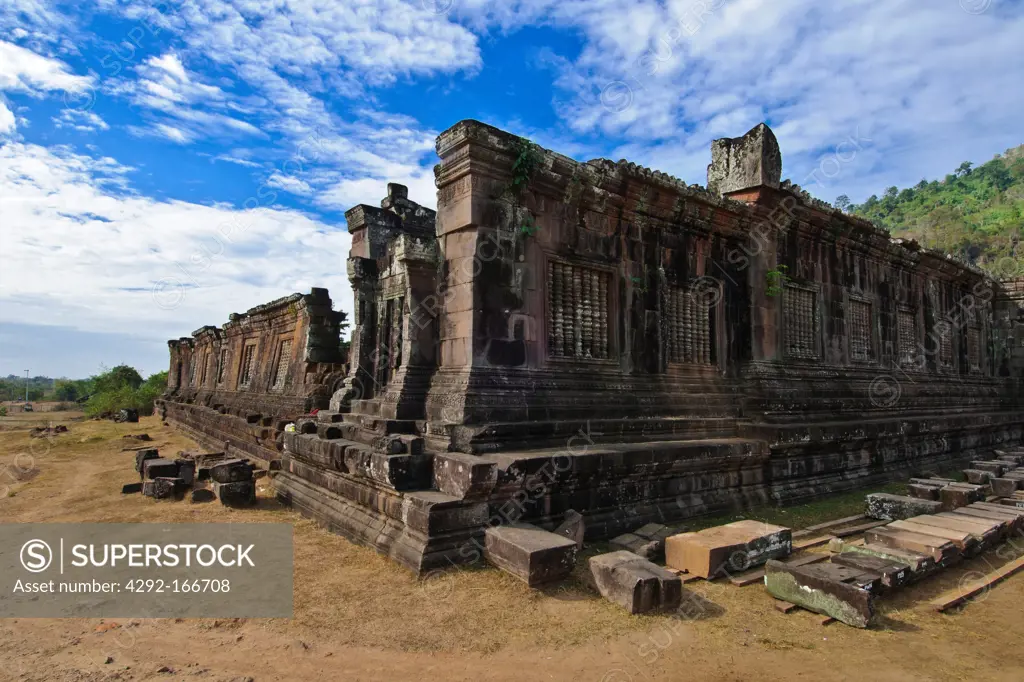 Wat Phu temple in Champasak, Laos