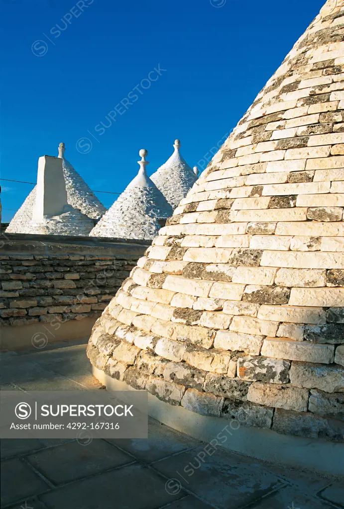 Italy, Apulia, typical trulli at Trulli Acquarossa bed and breakfast