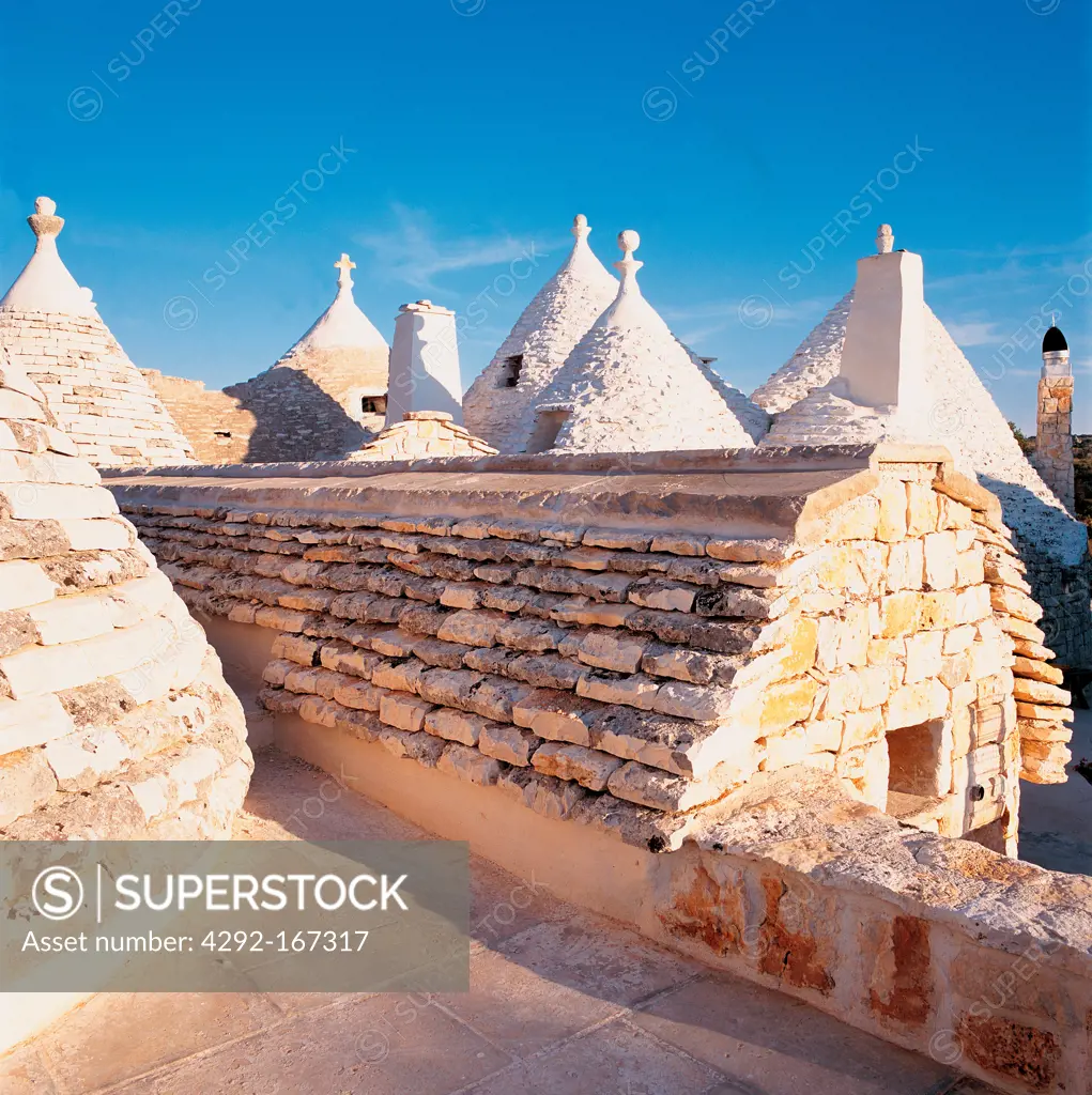 Italy, Apulia, typical trulli at Trulli Acquarossa bed and breakfast