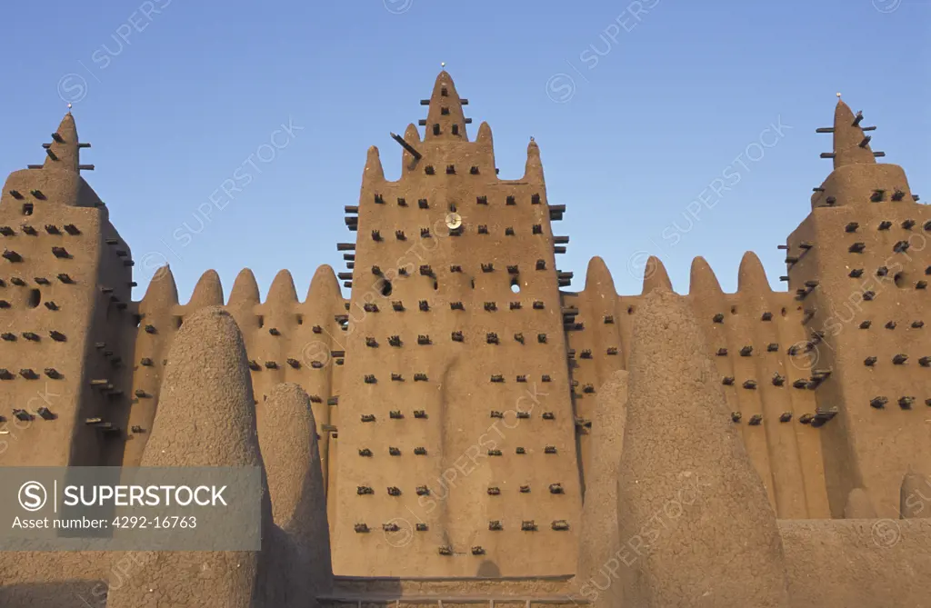 Mali, Djenne. Djenne Mosque
