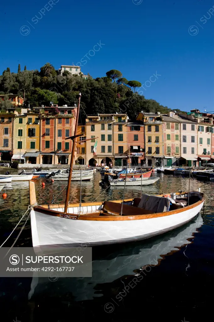 Italy, Liguria, Portofino's harbour