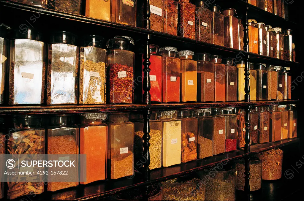 Spices in the jars