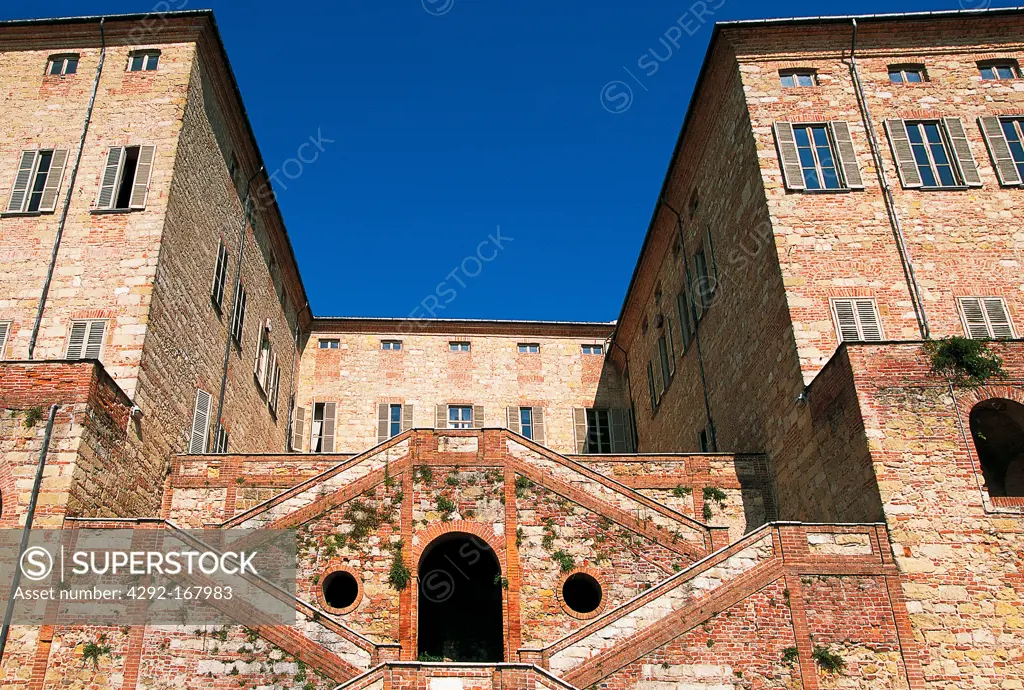Italy, Piedmont, Canale d'Alba Castle
