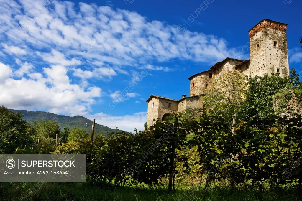 Italy, Piedmont, Bagnolo, Bagnolo castle