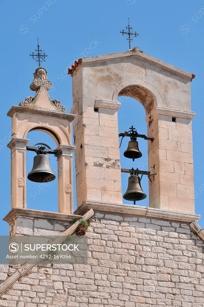 Croatia, Sibenik, Bell tower, Church of St Barbara