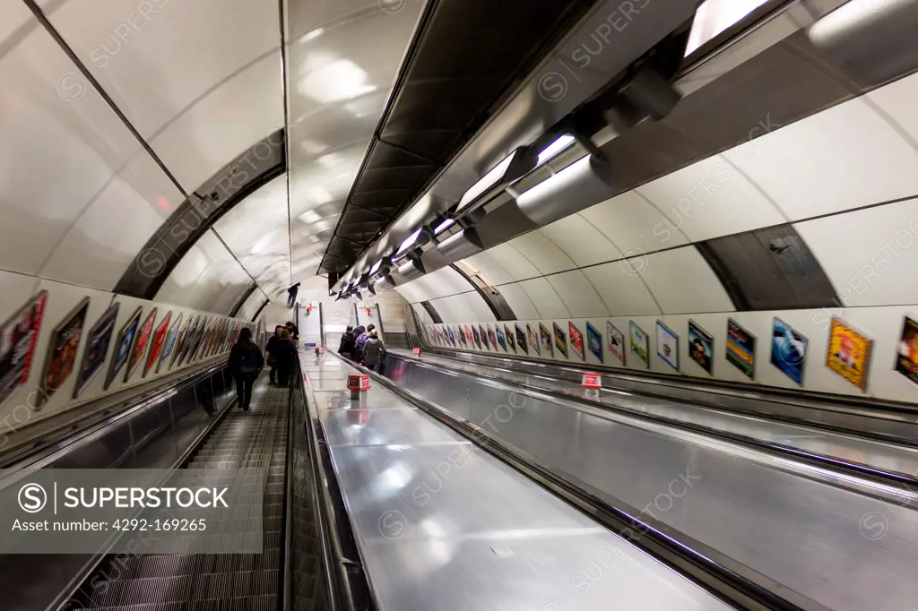 UK, England, London, the subway station