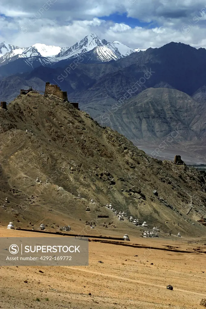 India, Jammu and Kashmir, Ladakh, the valley of Lamayuru Monastery