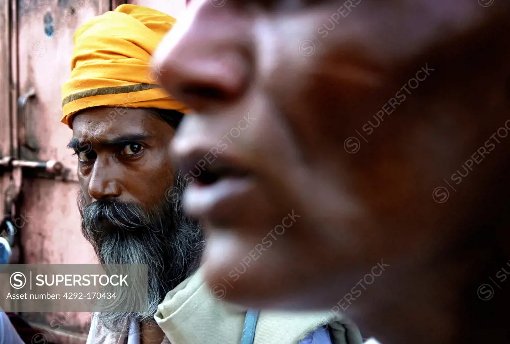 Asia, India, two men portrait