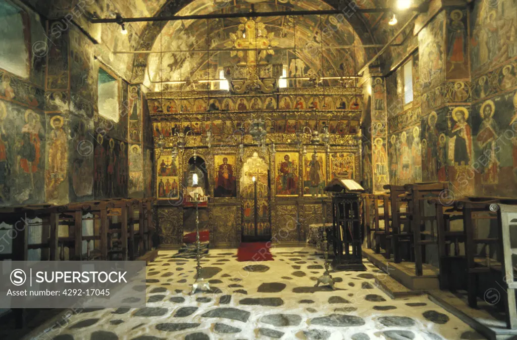 Greece, Metsovo. Agios Nikolaos Monastery