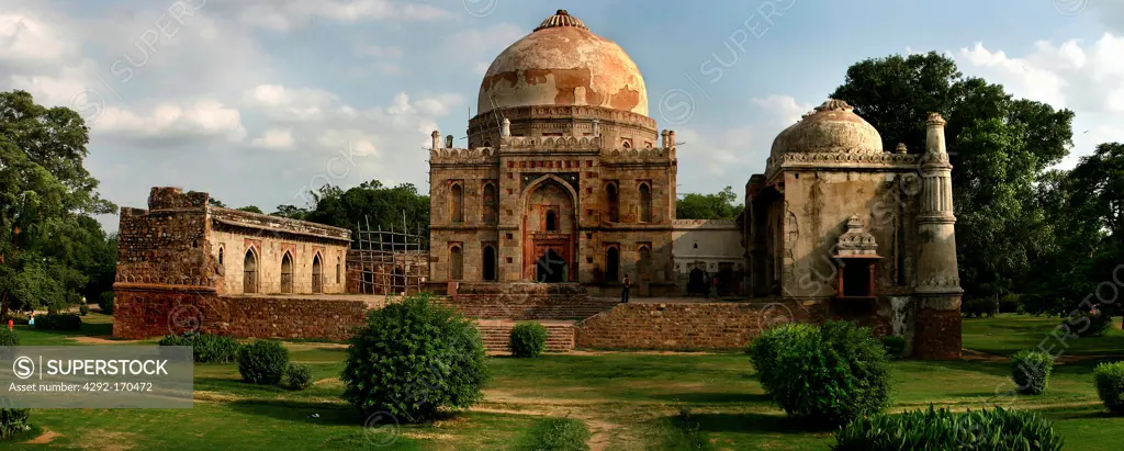 India, Delhi,Hauz Khas, archaeology site, ruins