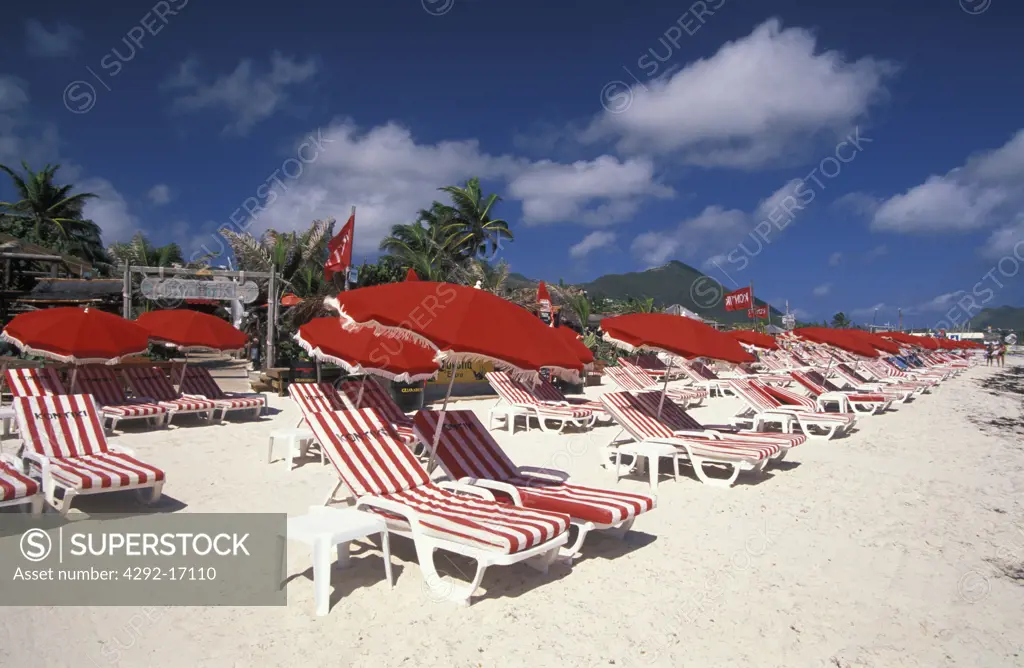 Saint MartinOrient beach Caribbean