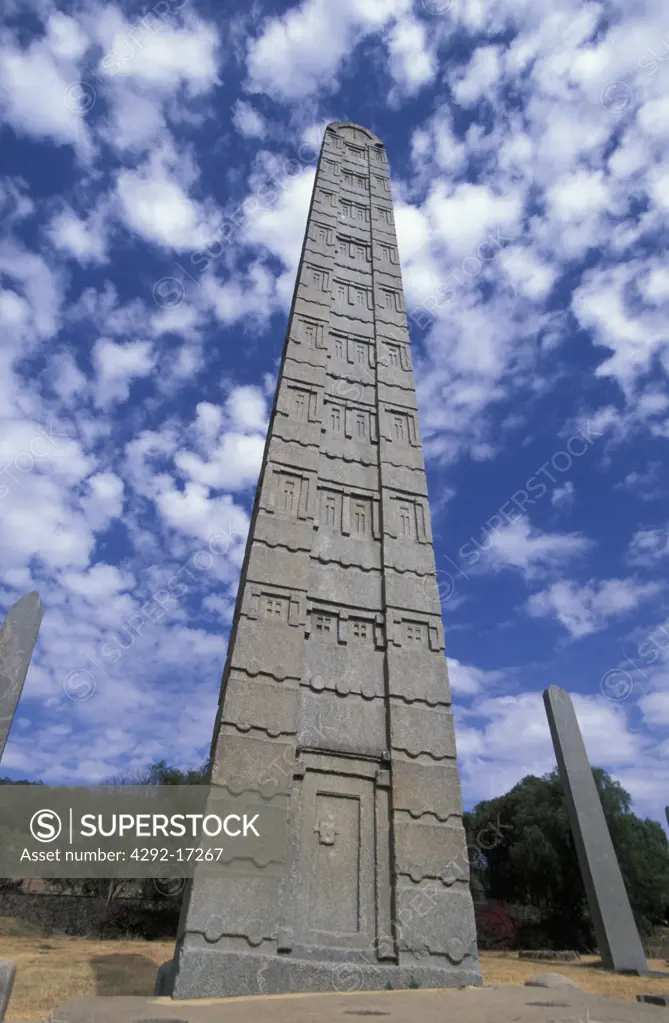 Ethiopia, Axum. Obelisk park