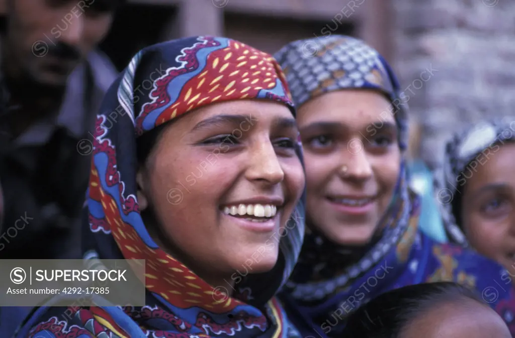 Village life, Srinagar, Kashmir, India
