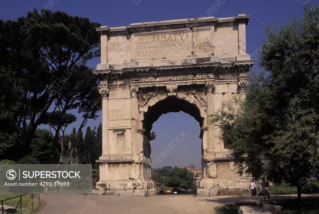Lazio, Rome. The Forum/Arch of Titus