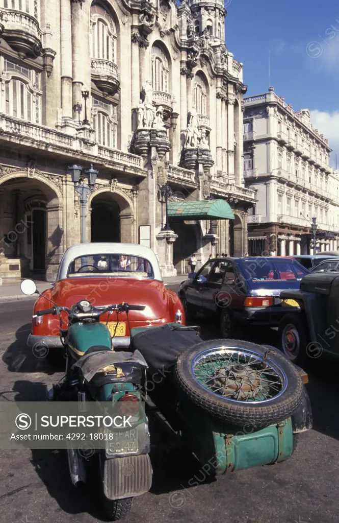 Cuba, Havana: vehicles in the street