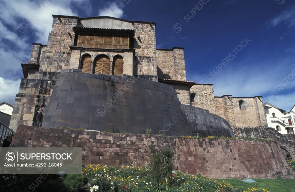 Peru, Cuzco: church of Santo Domingo