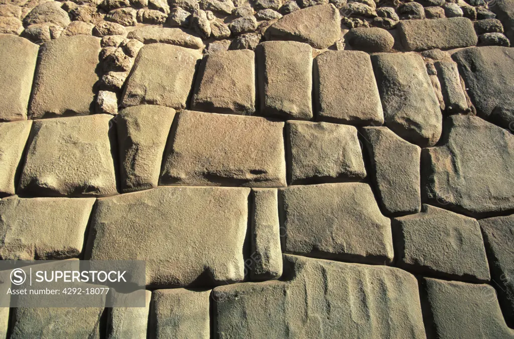 Peru, Cuzco: Inca wall