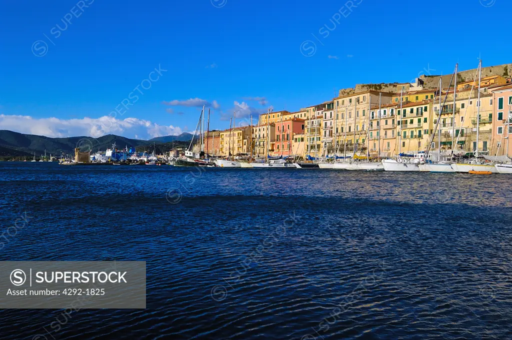 Italy, Tuscany, Elba Island, Portoferraio Harbour