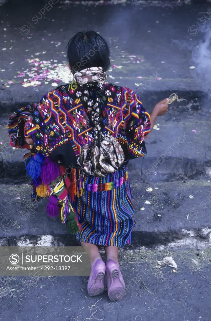 Guatemala, Chichicastenango, mayan ceremonies