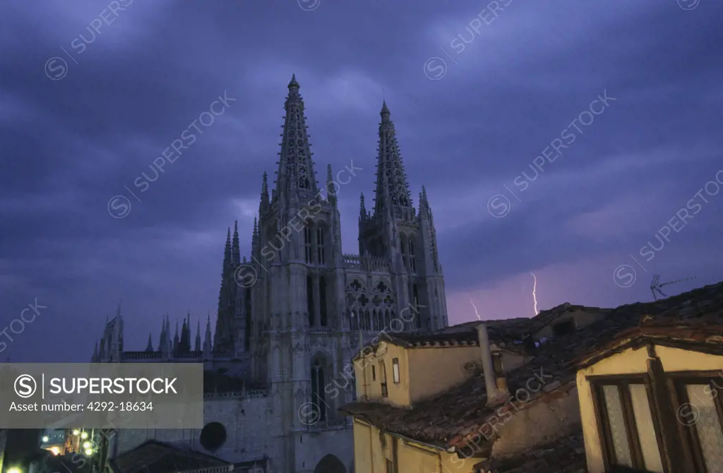 Spain, Castilla y León, Burgos, cathedral