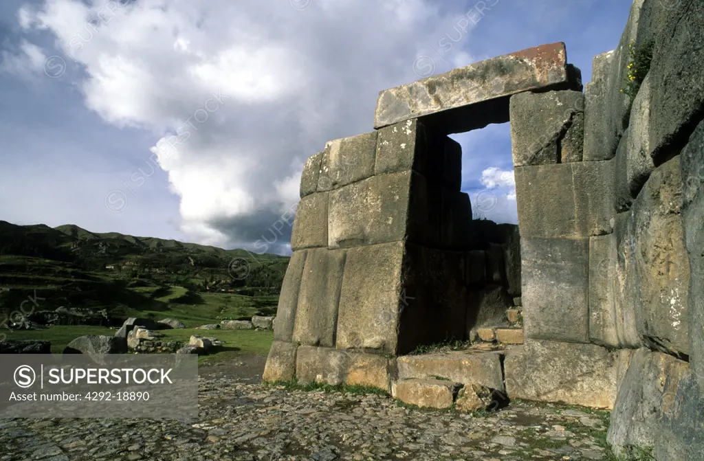 Peru, Cuzco, Sacsayhuaman Inca ruin