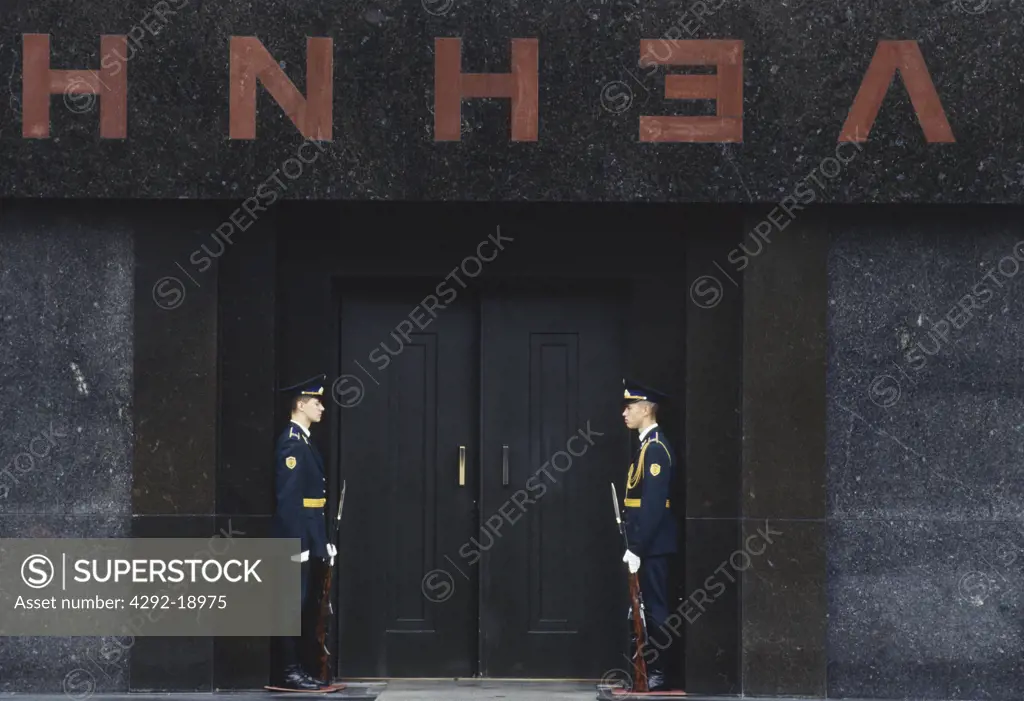 Russia, Moscow, Lenin mausoleum