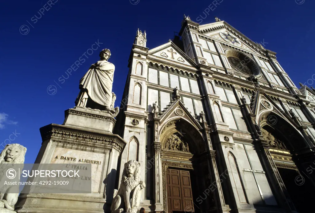 Italy, Tuscany, Florence, Santa Croce Church