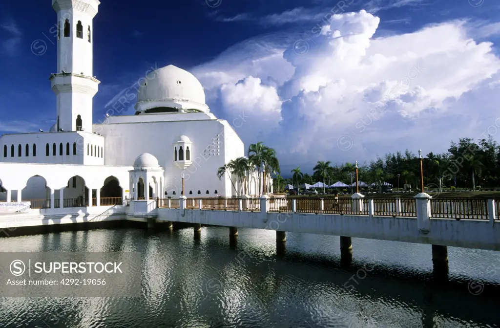 Kuala Terengganu Malays floating mosque, Malaysia