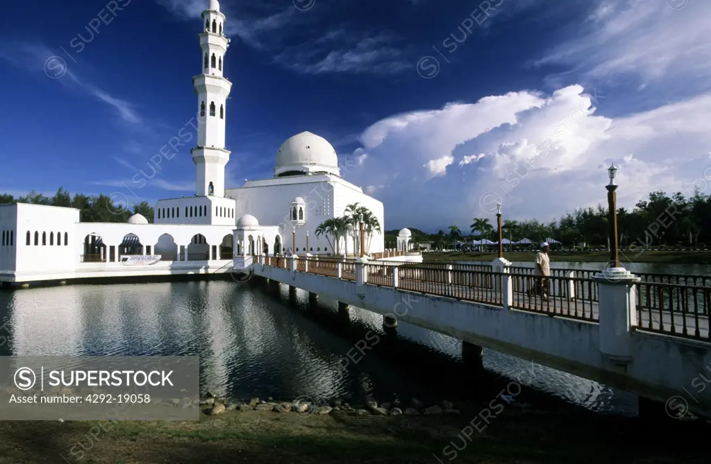 Kuala Terengganu Malays floating mosque, Malaysia