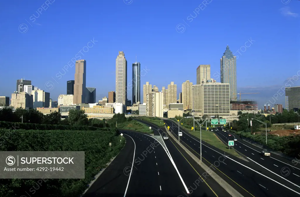 USa, Georgia, Atlanta skyline