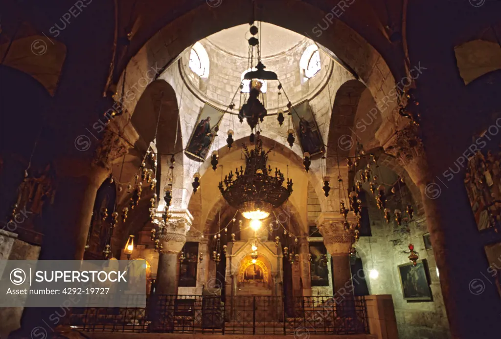 Israel, Jerusalem, Church of the Holy Sepulchre, the interior